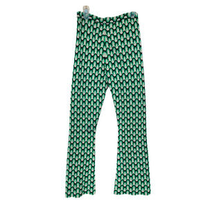 Sandro $295 RETAILELISIO SCALLLOP PRINT RETRO STYLE PANTS